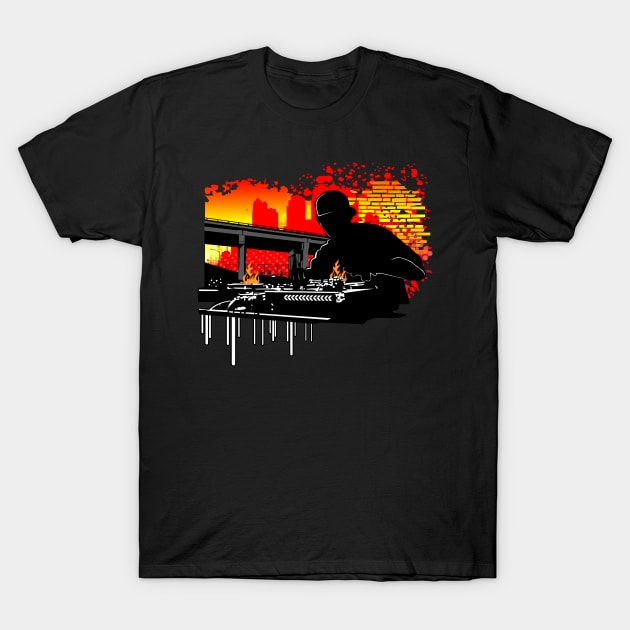 Scratching Hits T-Shirt by adamzworld